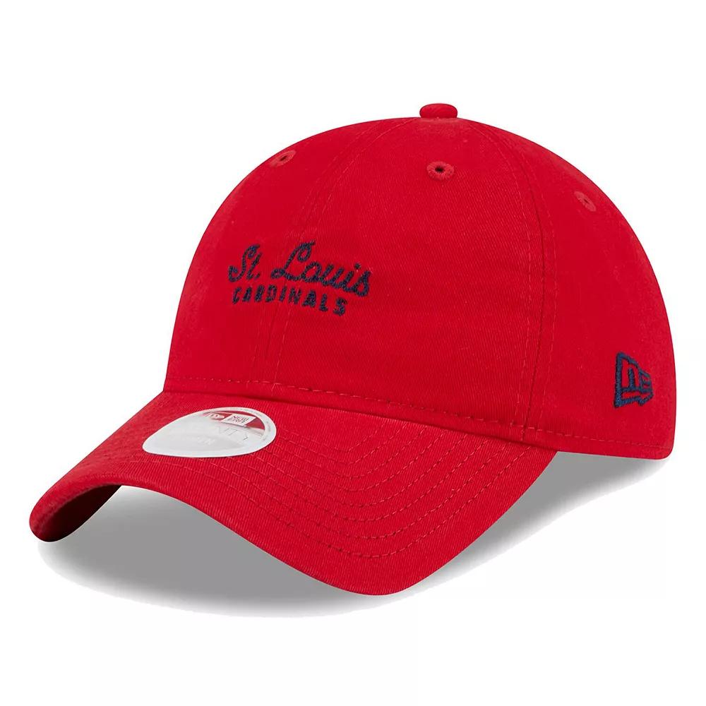 Women's New Era Red St. Louis Cardinals Script 9TWENTY Adjustable Hat Product Image