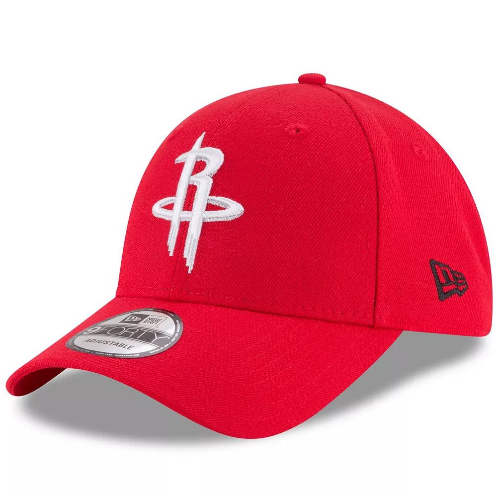 Men's New Era Red Houston Rockets Official Team Color 9FORTY Adjustable Hat Product Image