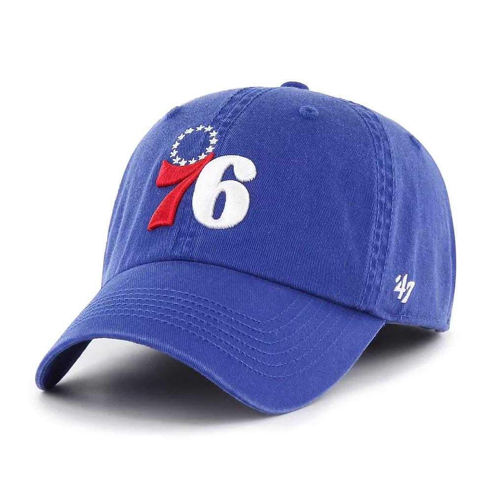 Men's '47 Royal Philadelphia 76ers Classic Franchise Fitted Hat,  Product Image