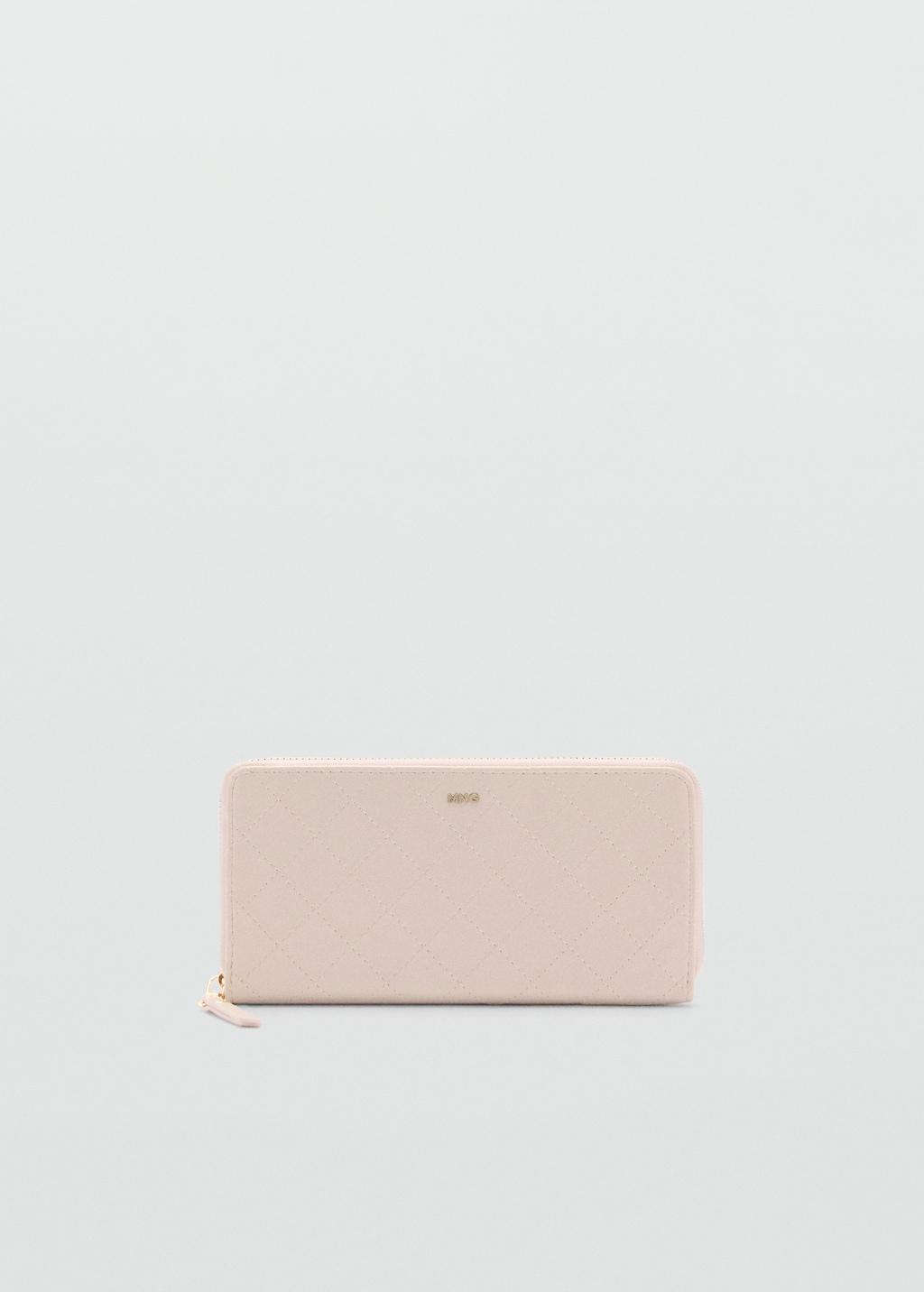 Wallet with decorative stitching - Women | MANGO USA Product Image