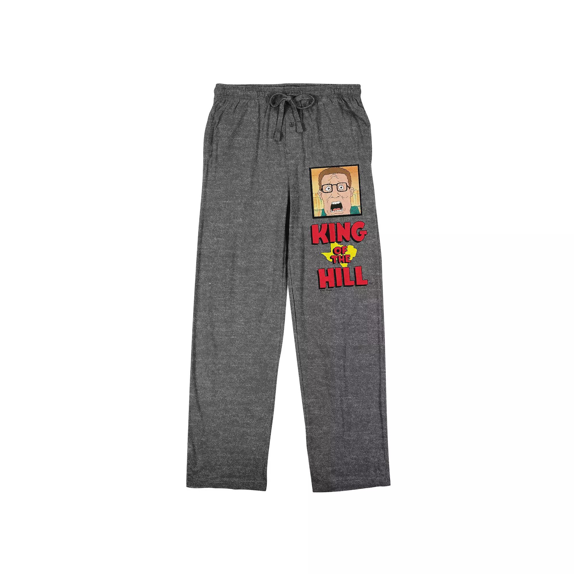 Men's King Of The Hill Hank Hill & Logo Pajama Pants,  Product Image