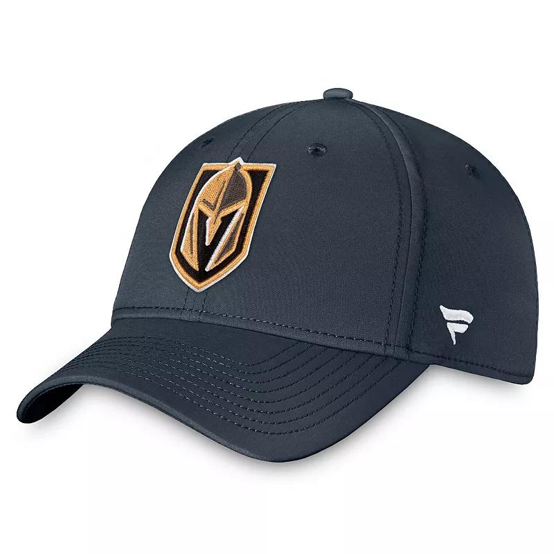 Men's Fanatics Charcoal Vegas Golden Knights Core Primary Logo Flex Hat,  Product Image
