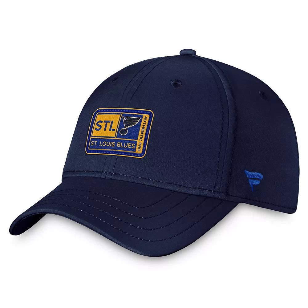 Mens Fanatics Branded St. Louis Blues Authentic Pro Training Camp Flex Hat Product Image