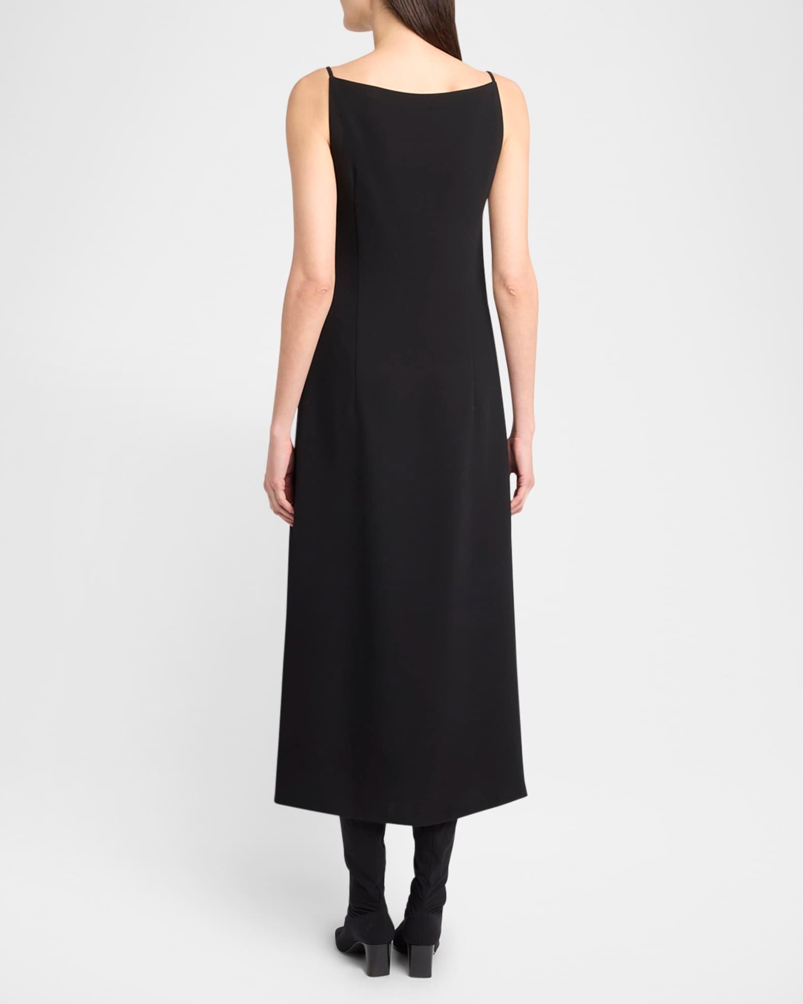 Seraphina High-Neck Sleeveless Midi Dress Product Image