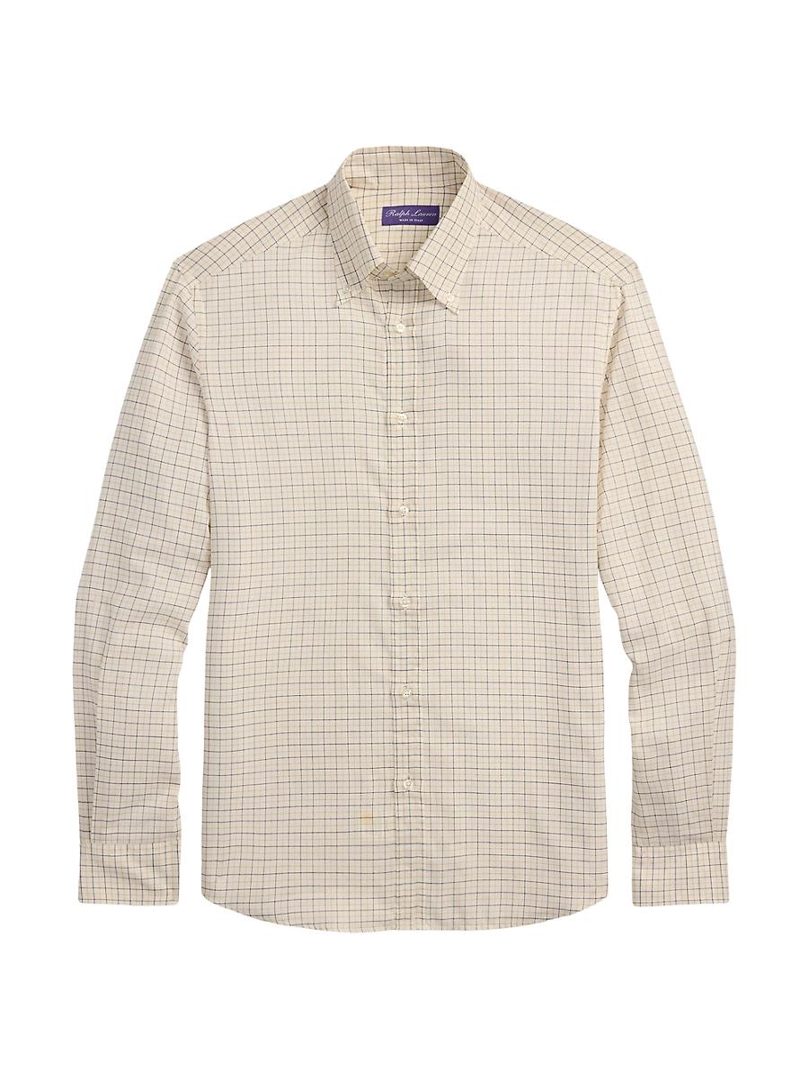 Mens Tattersall Flannel Shirt Product Image