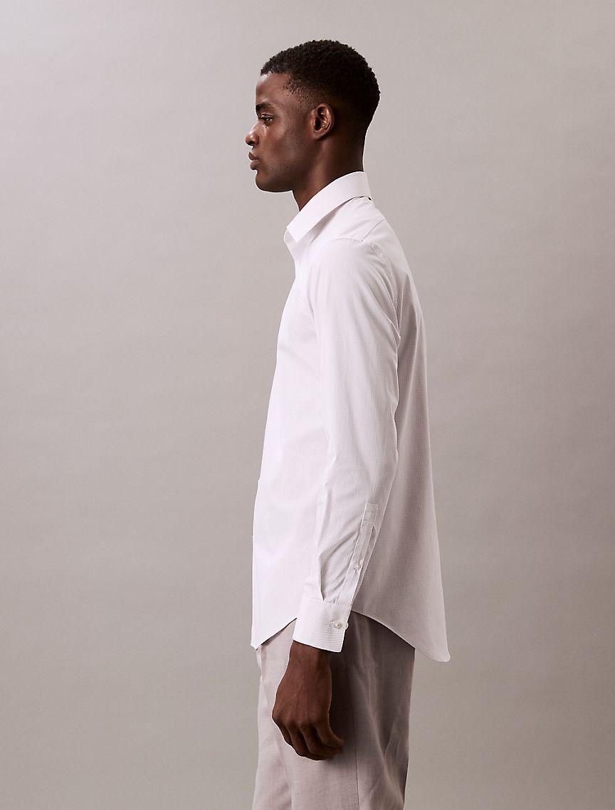 Steel Solid Slim Fit Button-Down Shirt Product Image