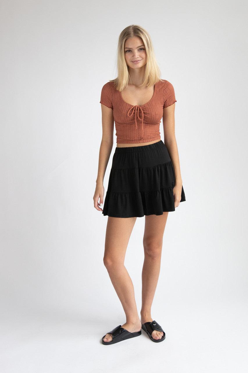 Front Tie Lace Top Product Image