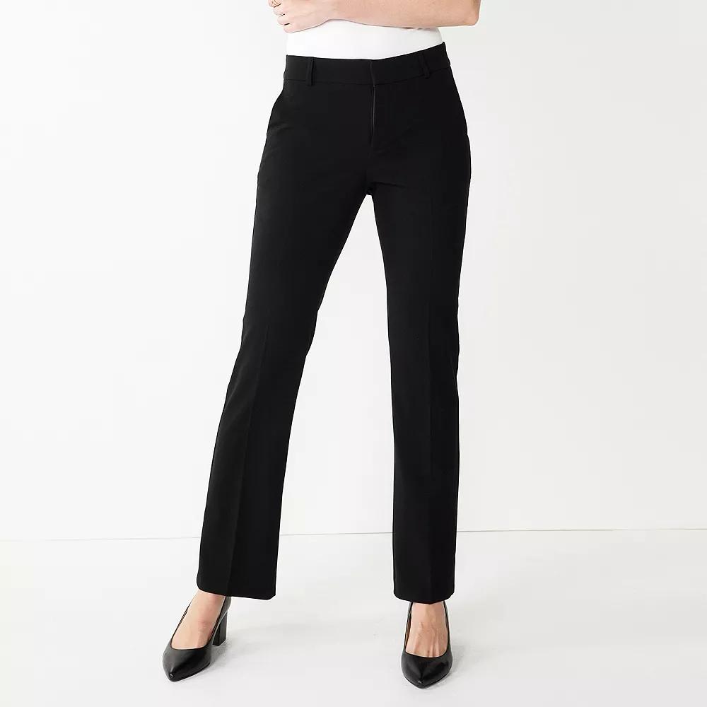 Petite Nine West Barely Bootcut Pants, Women's,  Product Image