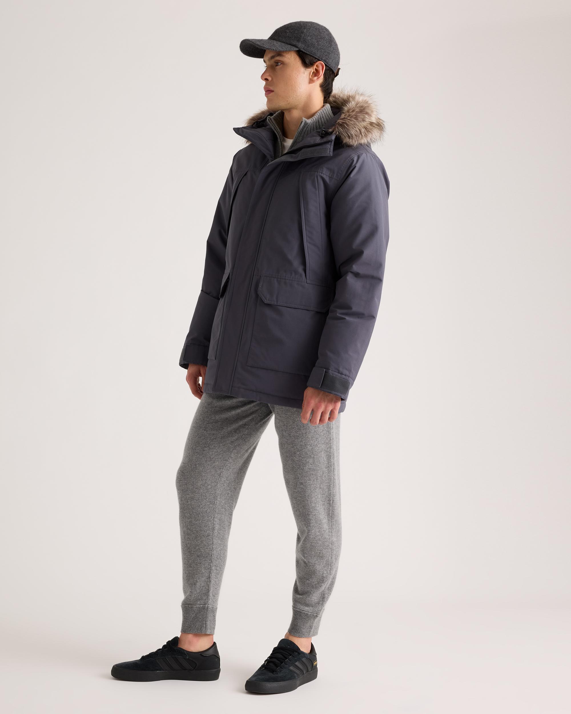 Quince | Men's Responsible Down Hooded Parka Recycled Polyester Product Image