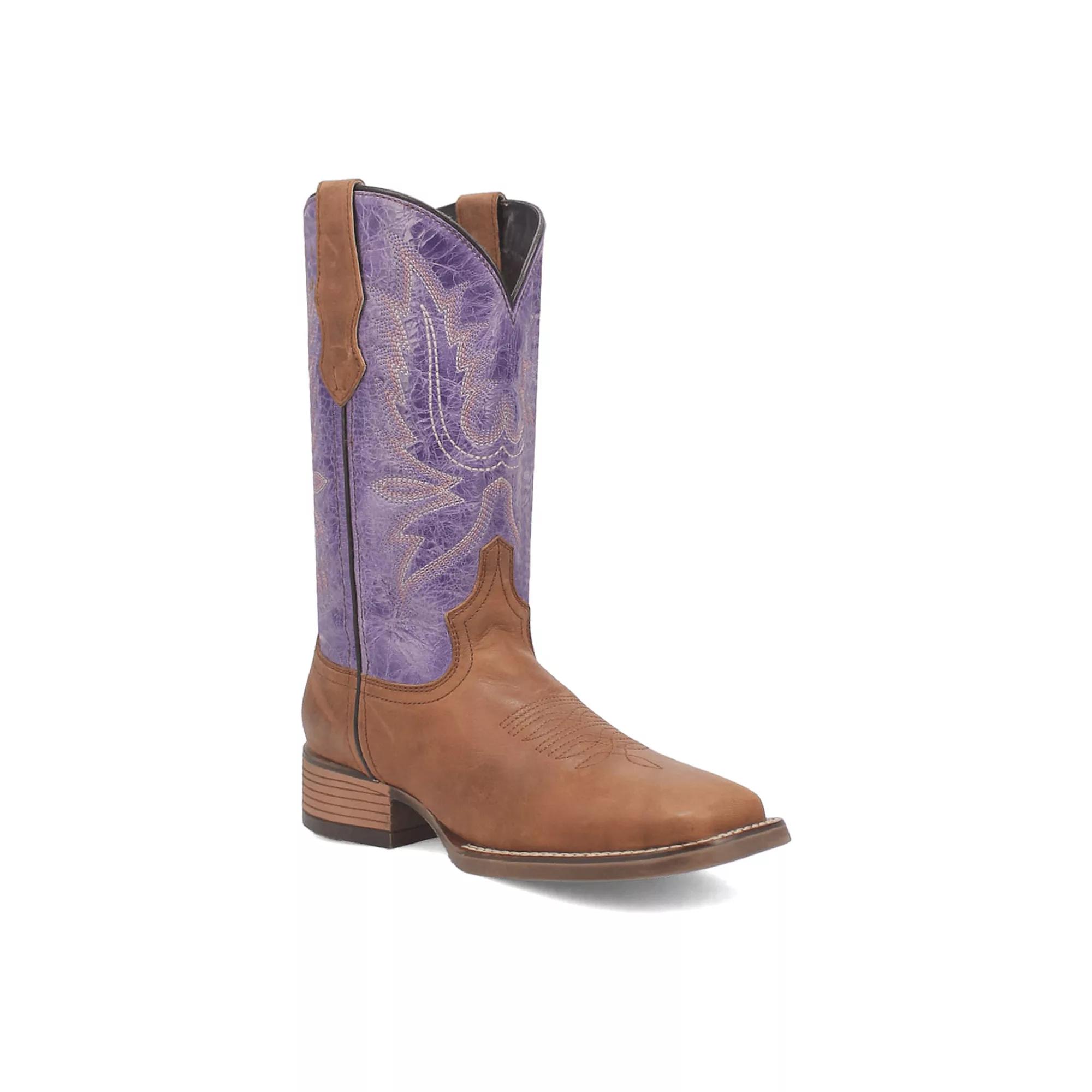 Laredo Mara Women's Leather Cowboy Boots, Size: 8, Purple Product Image