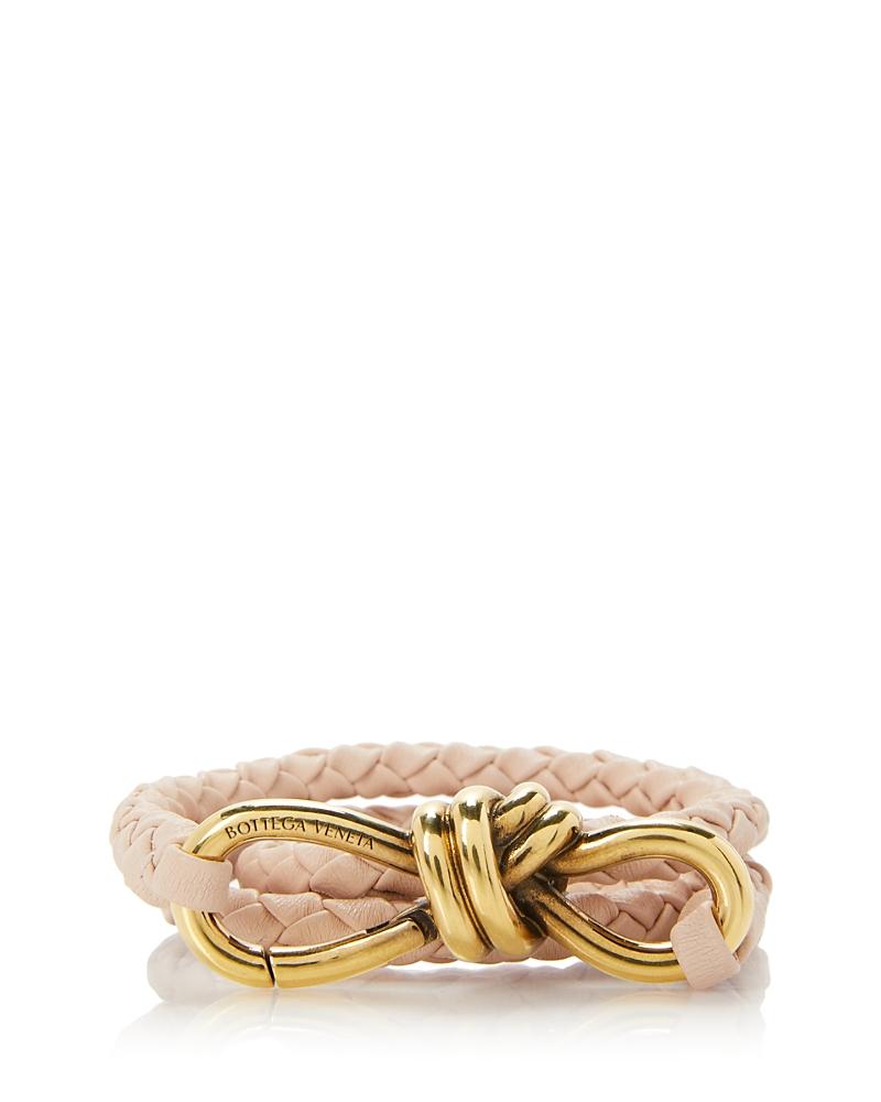 Bottega Veneta Womens Andiamo Intrecciato Leather Belt Product Image