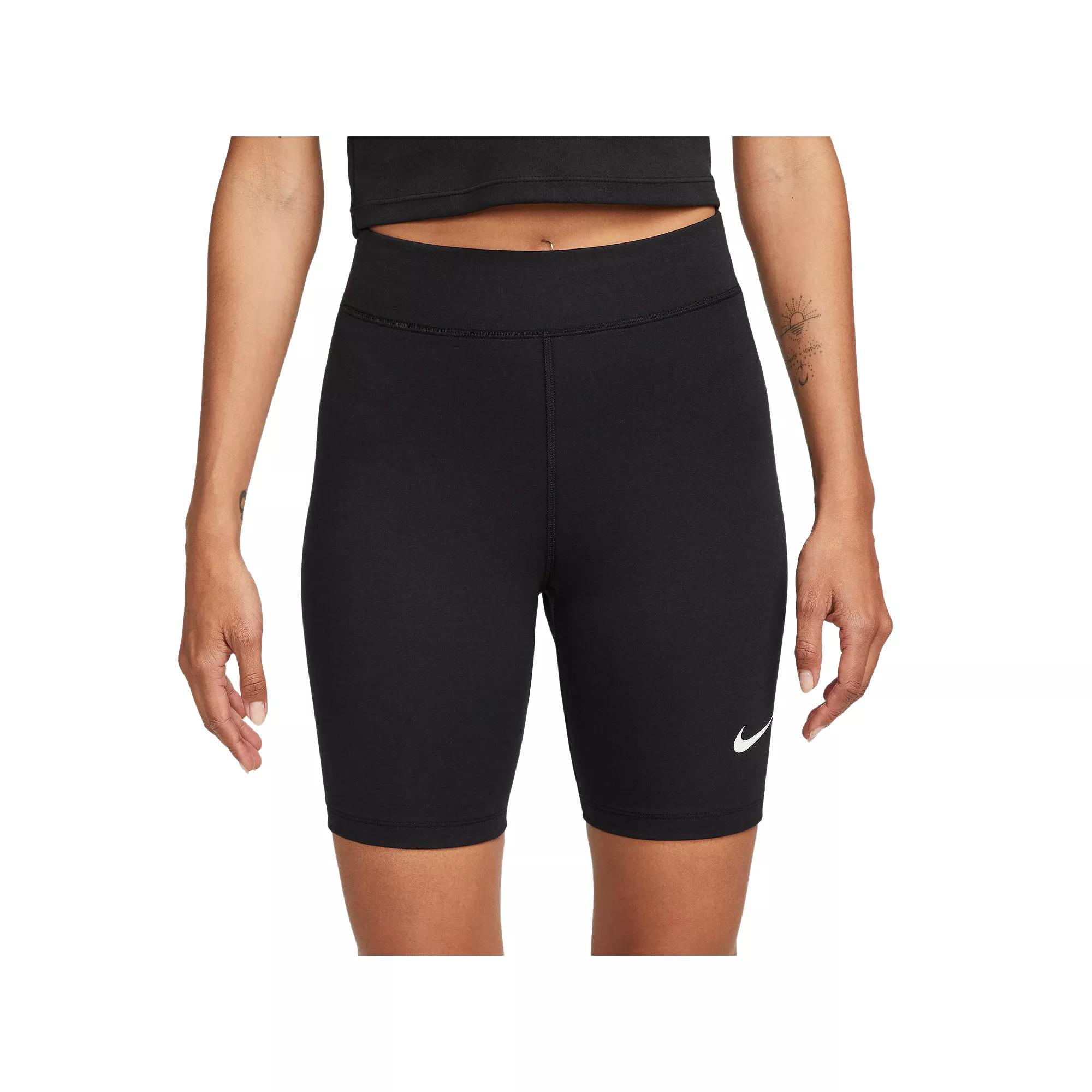 Womens Nike Sportswear Classic High-Waisted 8 Biker Shorts | DV7797-010 Product Image