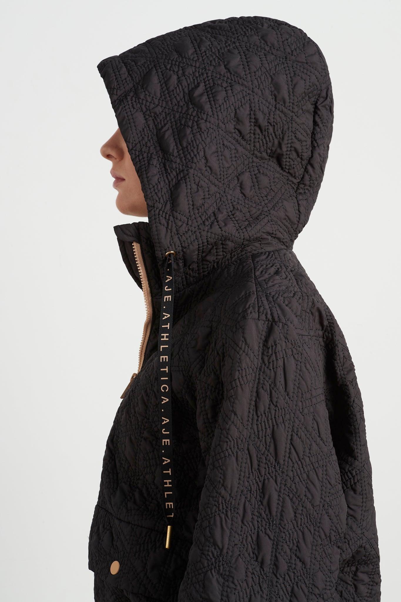 Quilted Logo Spray Jacket 727 Product Image