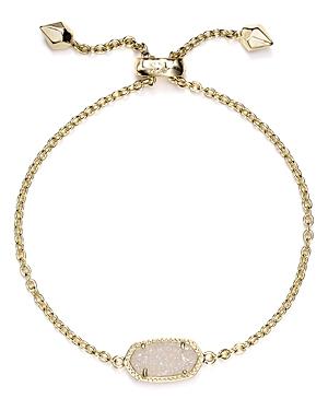 Kendra Scott Elaina Gold Adjustable Chain Bracelet in | Dichroic Glass Product Image