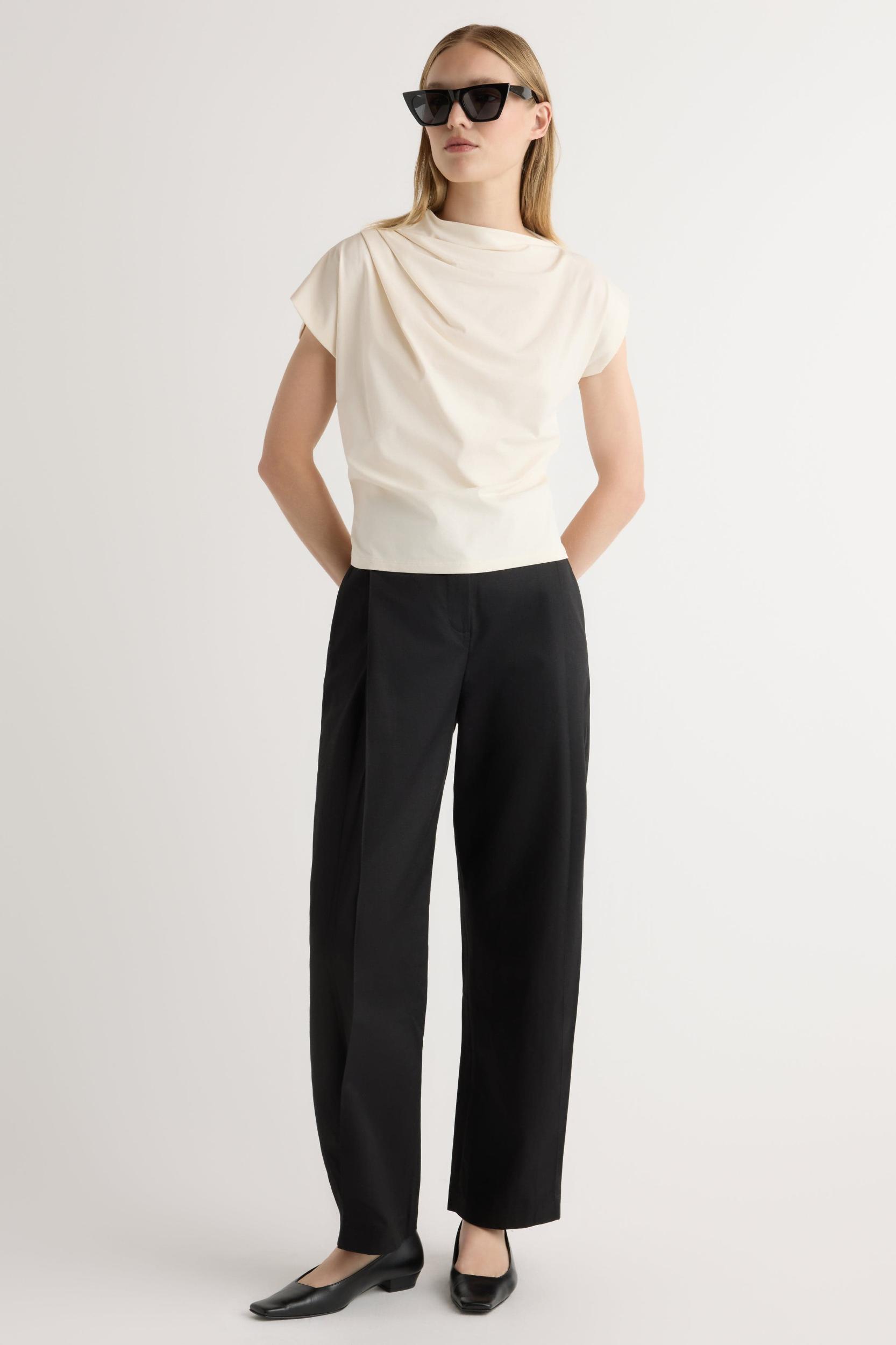 Kenny Asymmetric-Neck Tee Product Image
