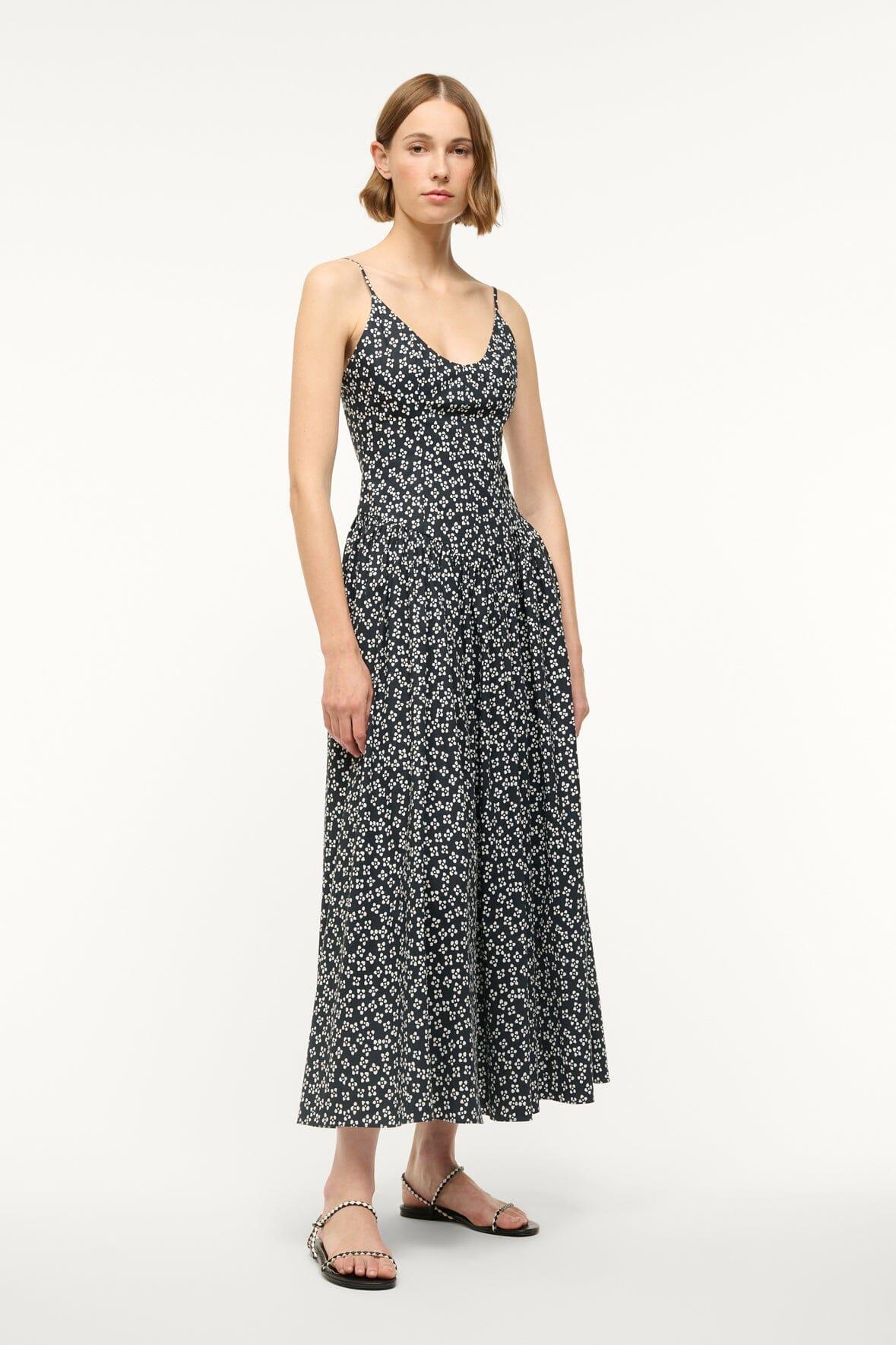 DENA DRESS | BLACK WOODBLOCK FLORAL Product Image