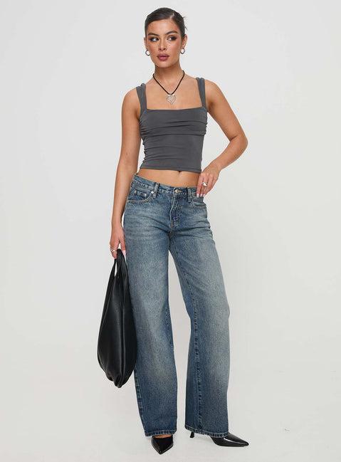 Francois Backless Top Slate Product Image