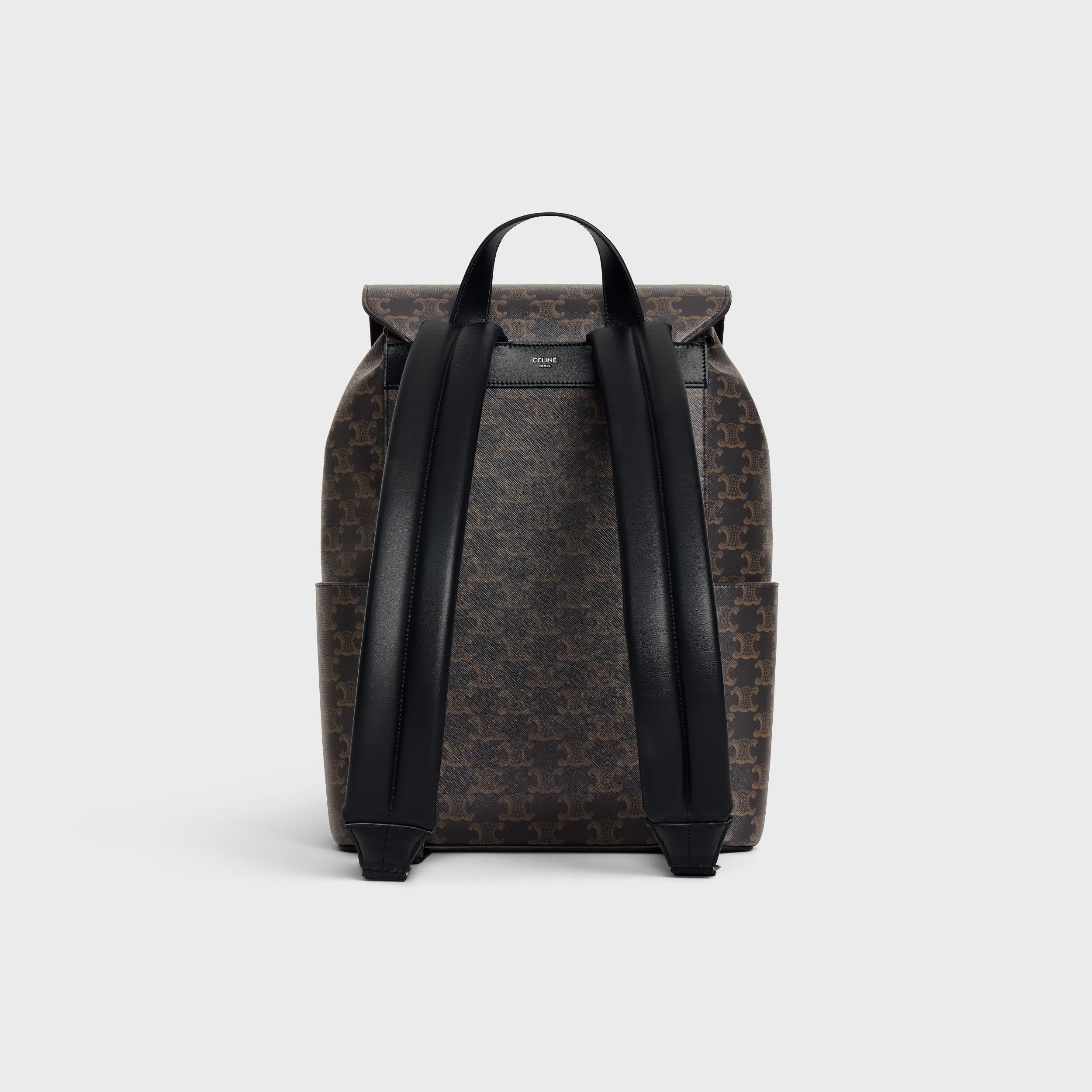 BACKPACK IN TRIOMPHE CANVAS AND CALFSKIN Product Image