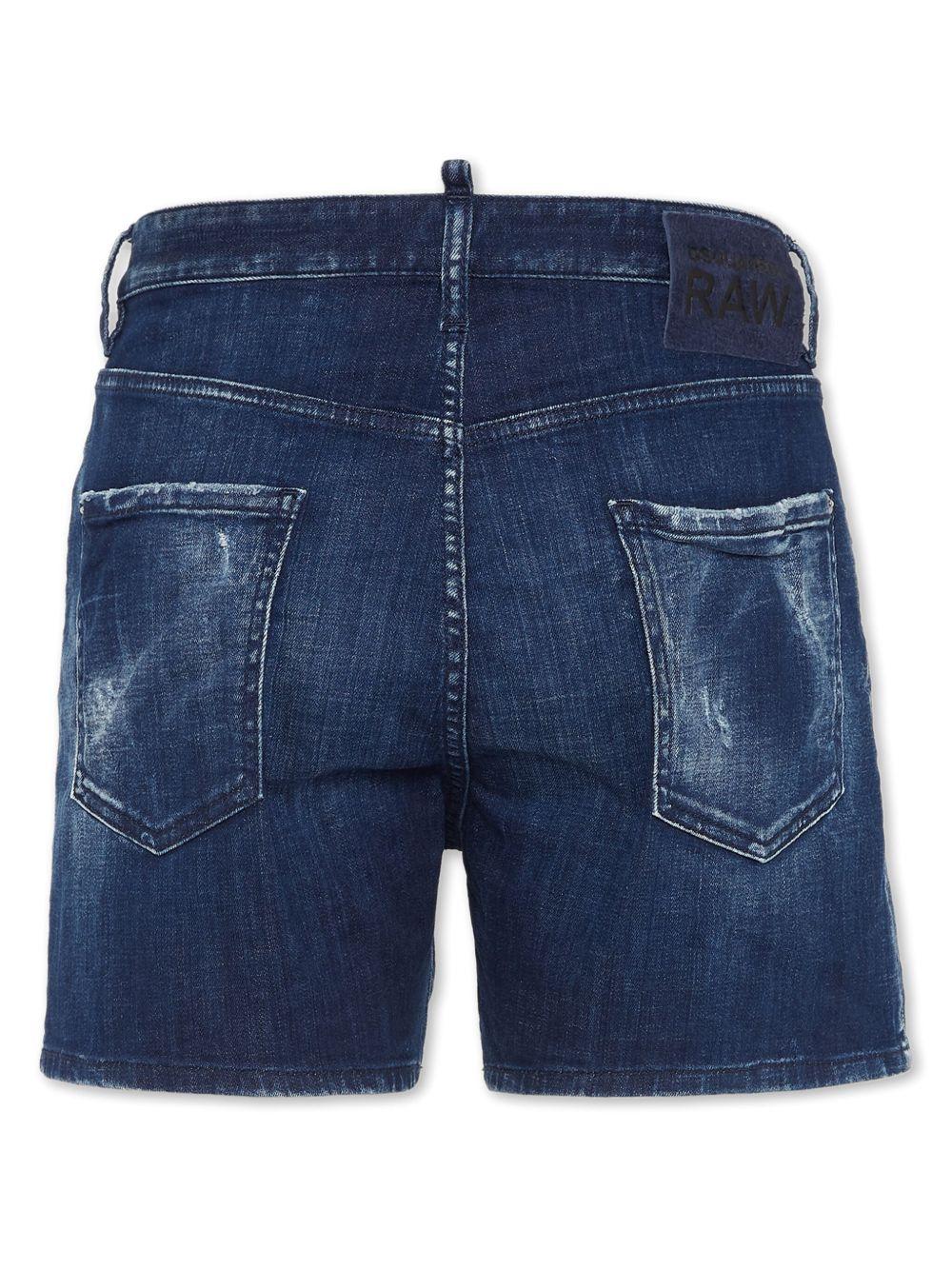 stretch-cotton denim shorts Product Image