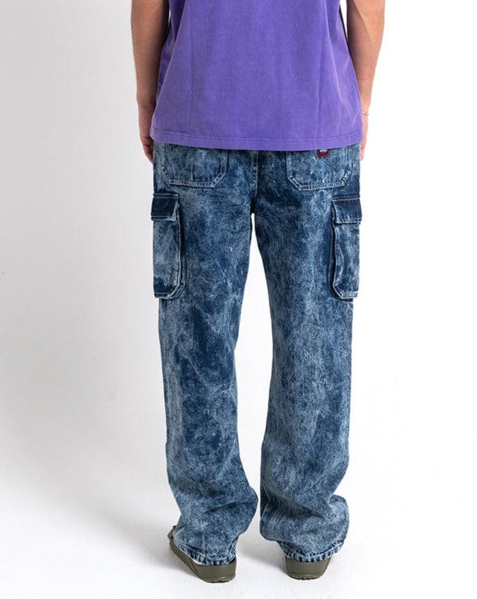 Burly Cargo Pant - Mid Indigo Product Image