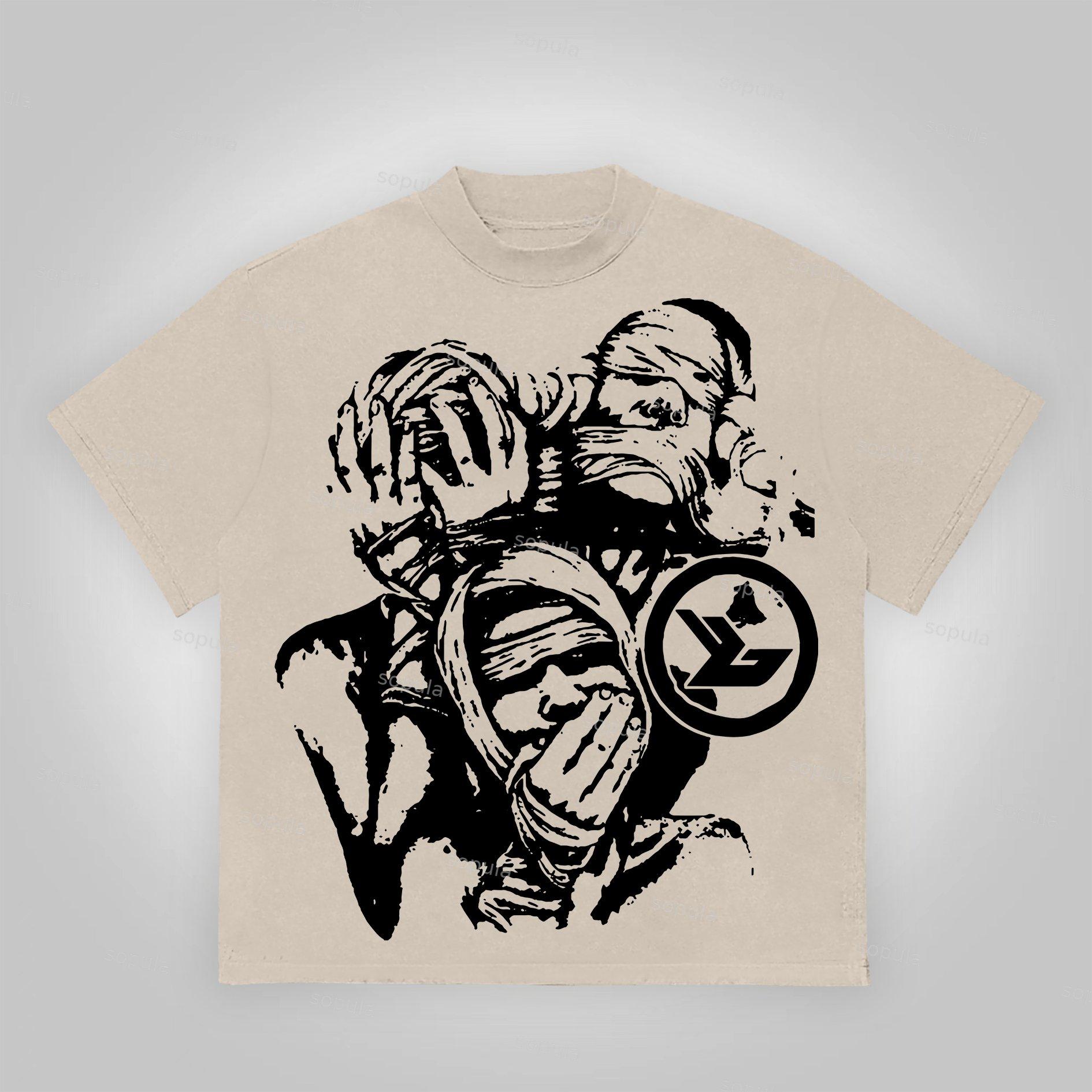 Vintage Members Only Graphic Cotton Short Sleeve T-Shirt Product Image