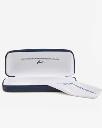 Croco Skin Oval Acetate Glasses Product Image