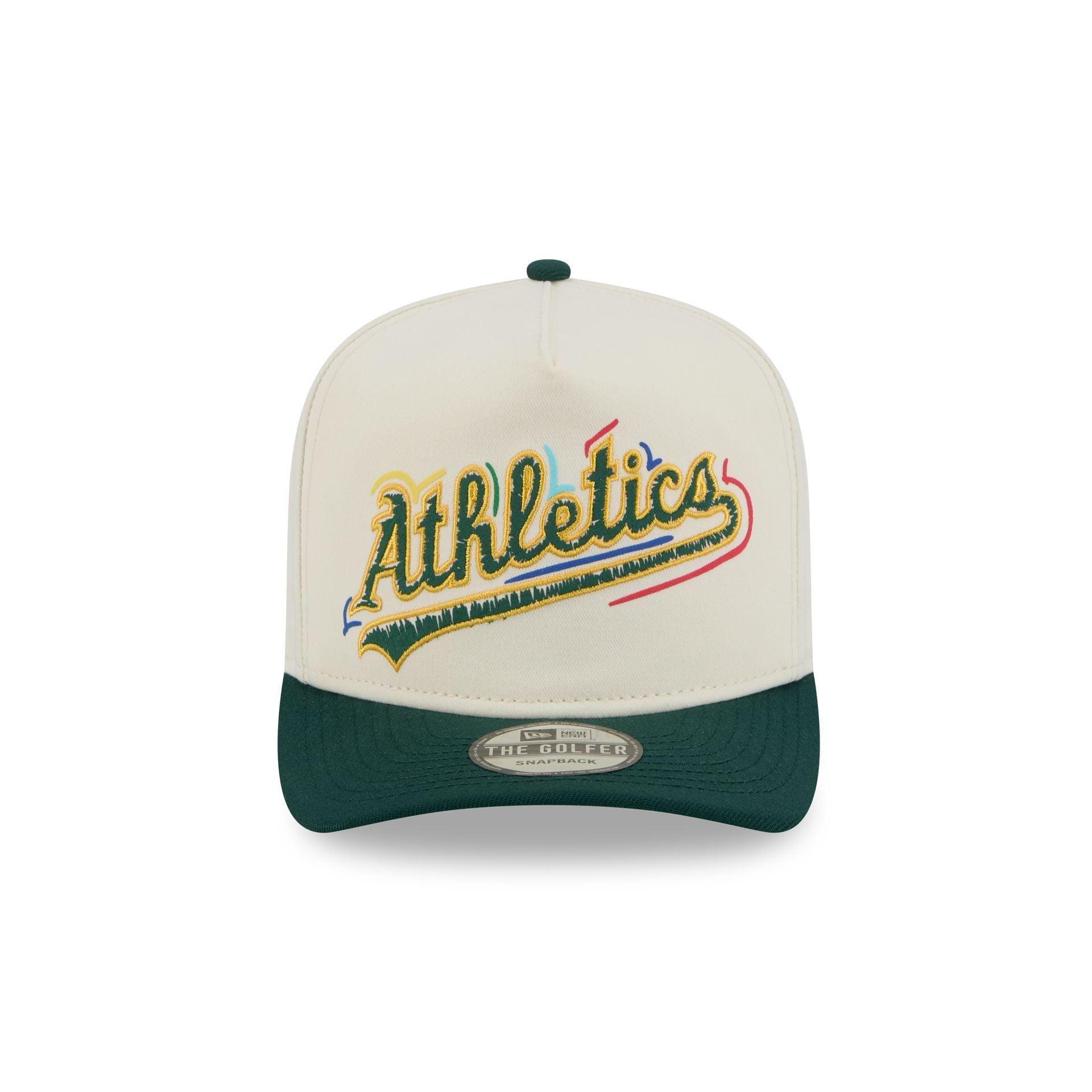 Athletics Team Scribble Golfer Hat Male Product Image