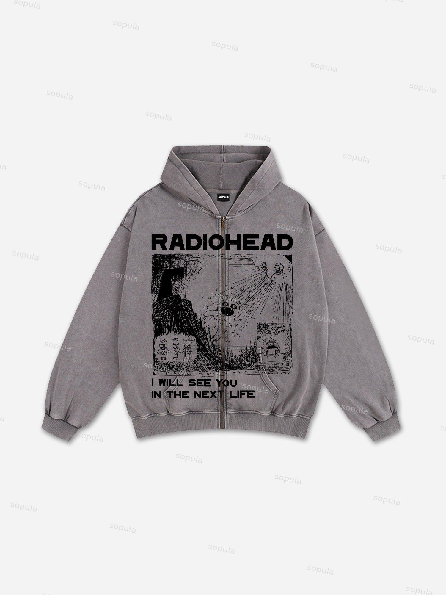 Sopula Richer Than My Opps Graphics Cropped Hoodie Product Image