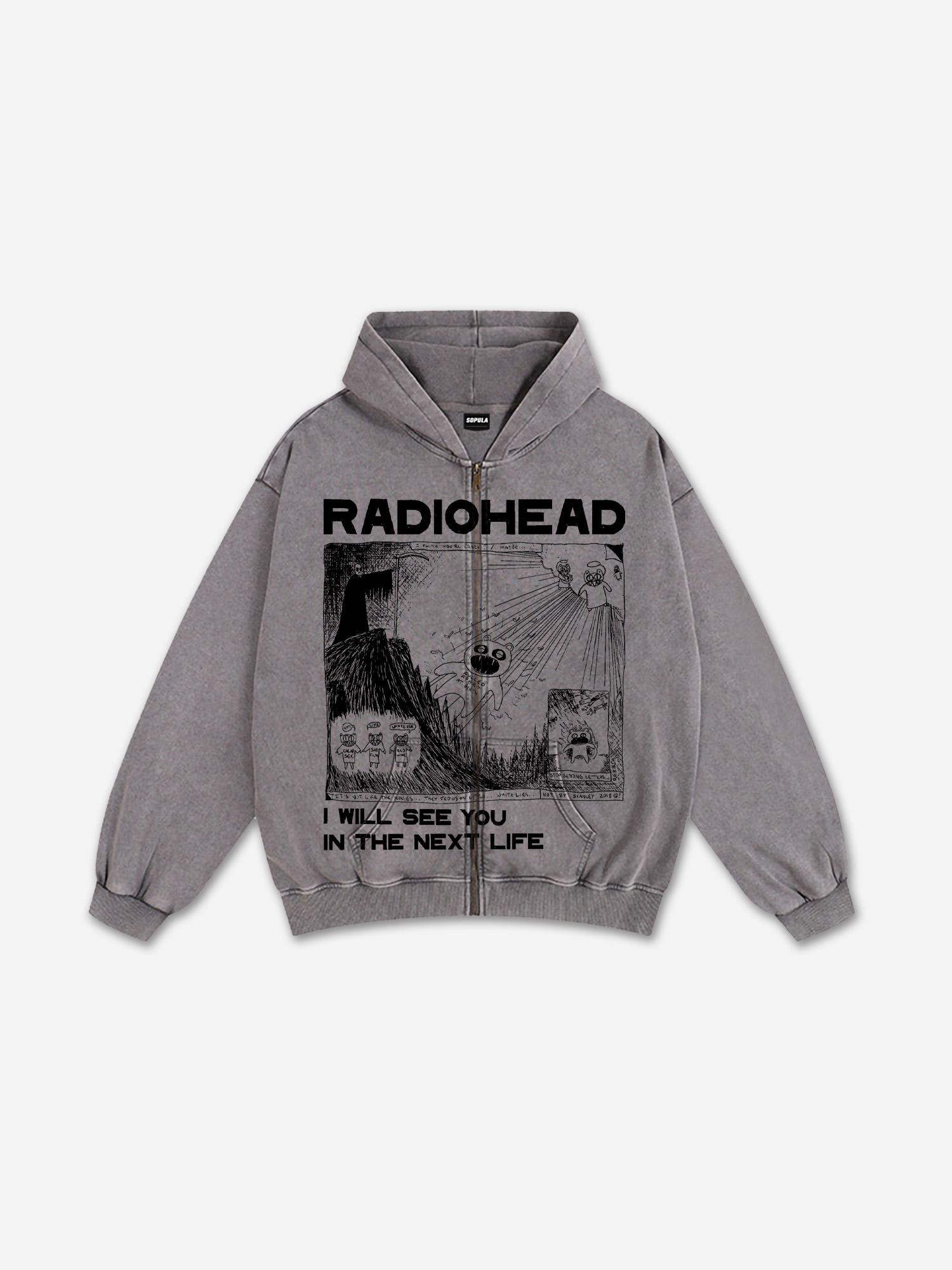 Sopula Richer Than My Opps Graphics Cropped Hoodie Product Image