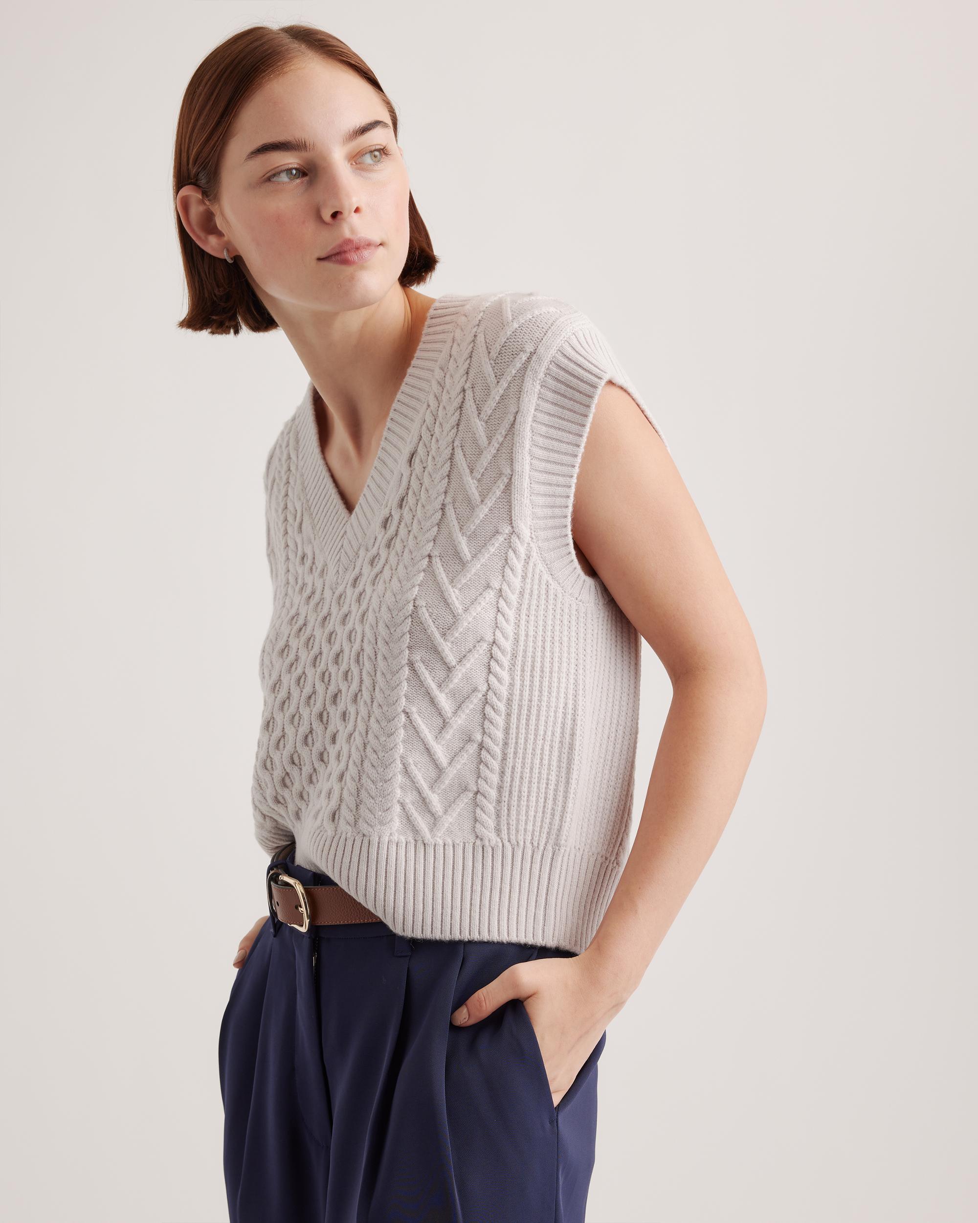 Quince | Women's Stretch Crepe Pleated Wide Leg Pants Recycled Polyester Product Image