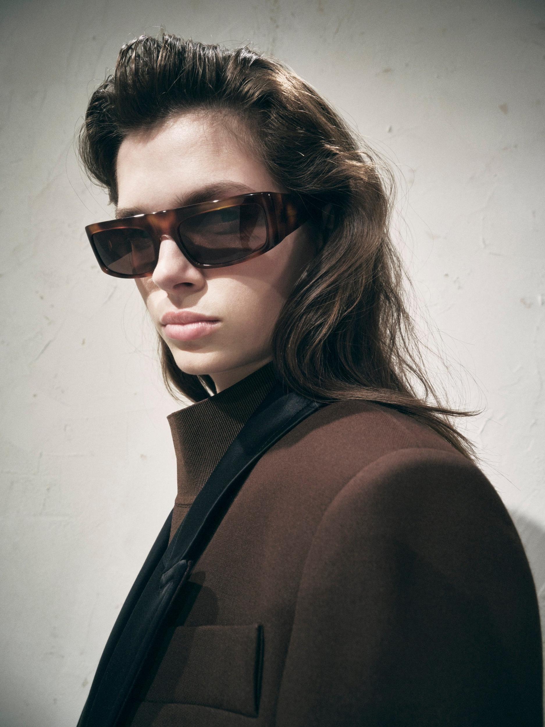 KHAITE x Oliver Peoples 1979C in Dark Mahogany and Brown Product Image