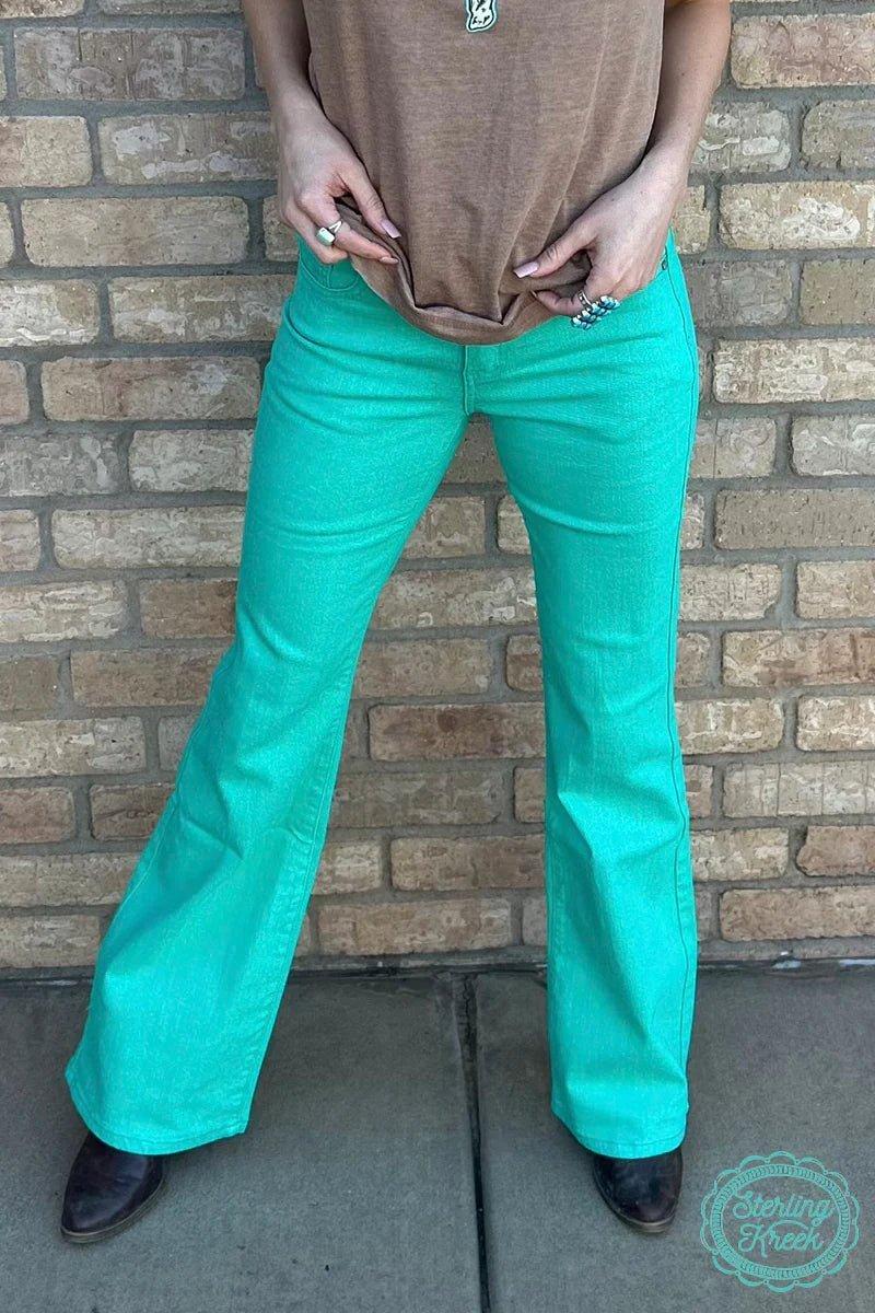 Walking West Denim Turquoise LONG* Product Image