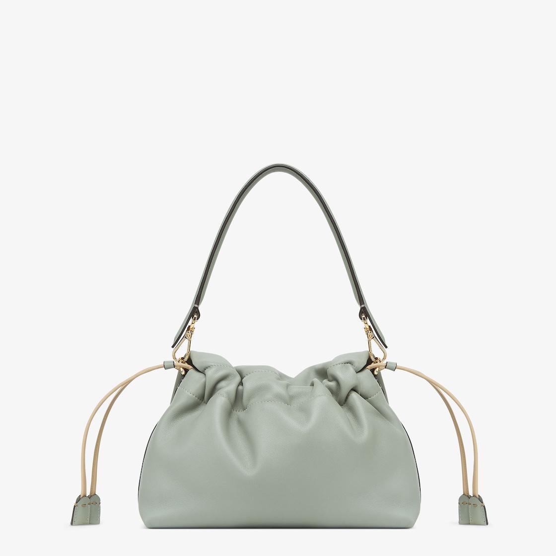 Mamma Baguette MediumMatcha green nappa leather bag Product Image