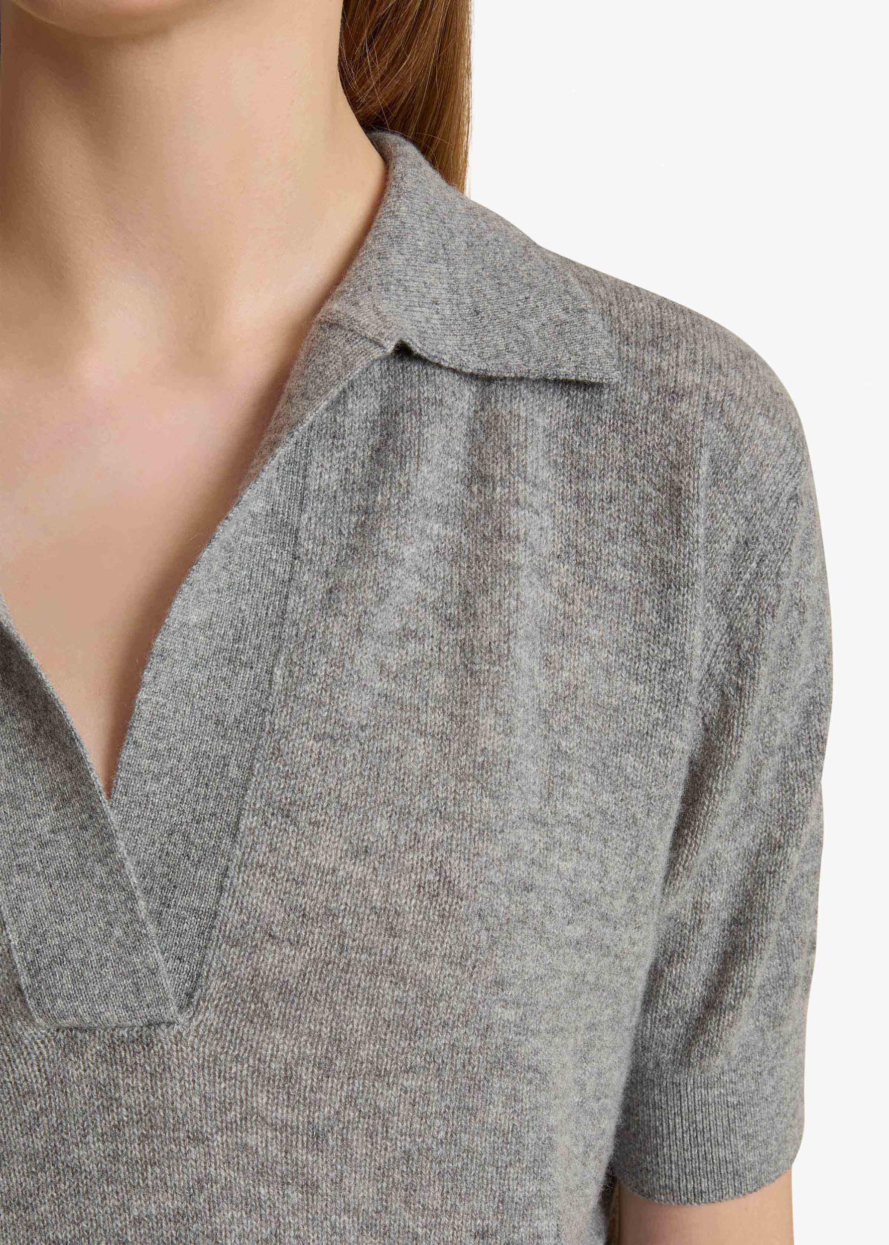 Shrunken Jo Sweater in Warm Grey Product Image