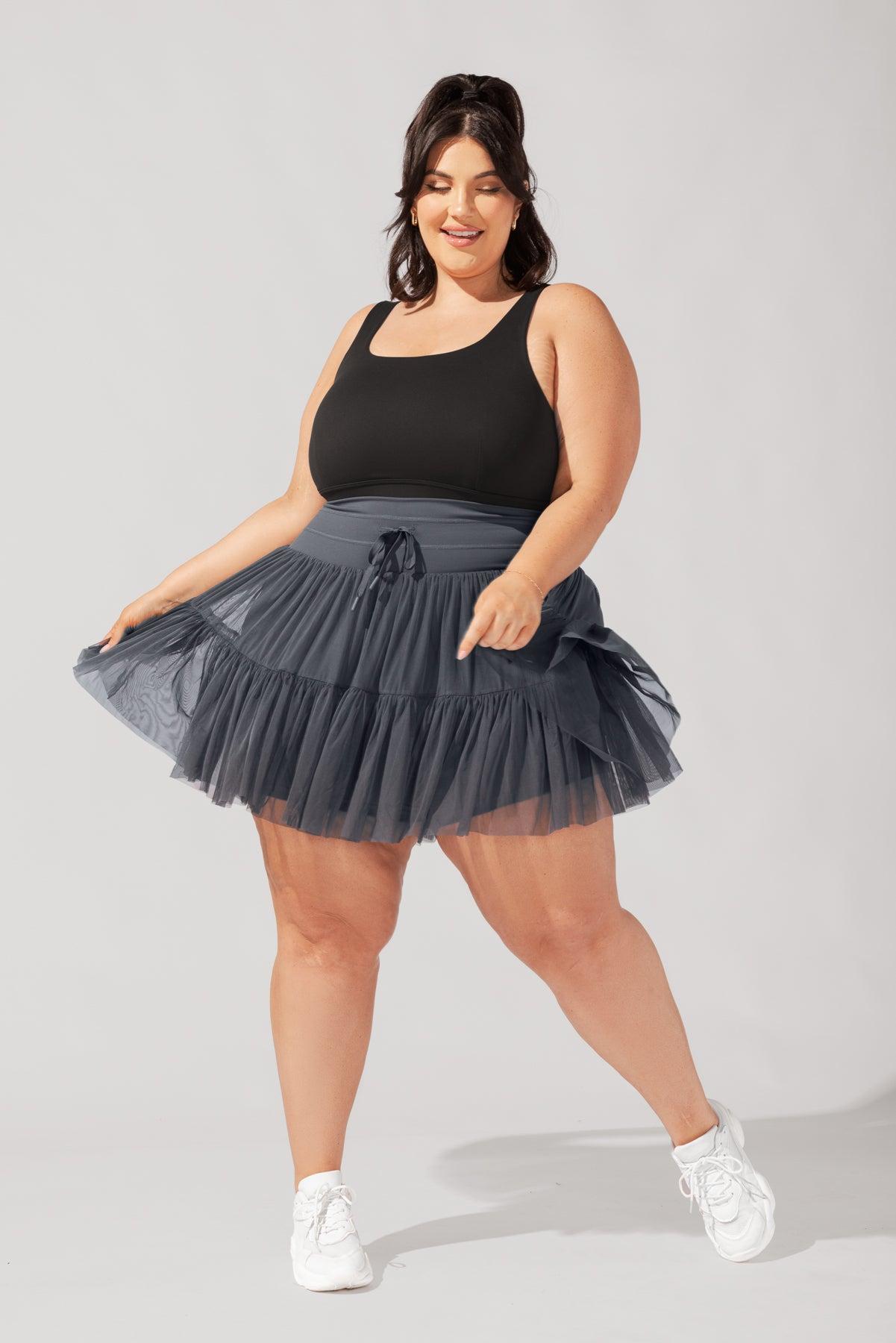 Pirouette Skort - Peppercorn Product Image