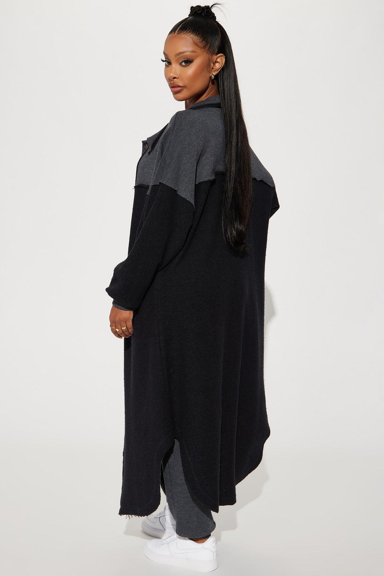 On The Down Low Jogger Set - Charcoal Product Image