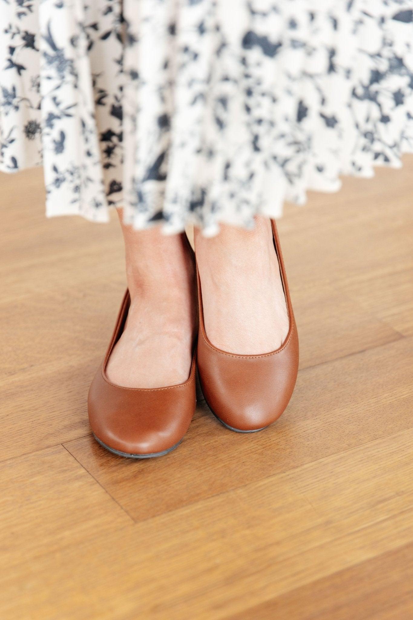 On Your Toes Ballet Flats in Camel (Online Exclusive) Product Image