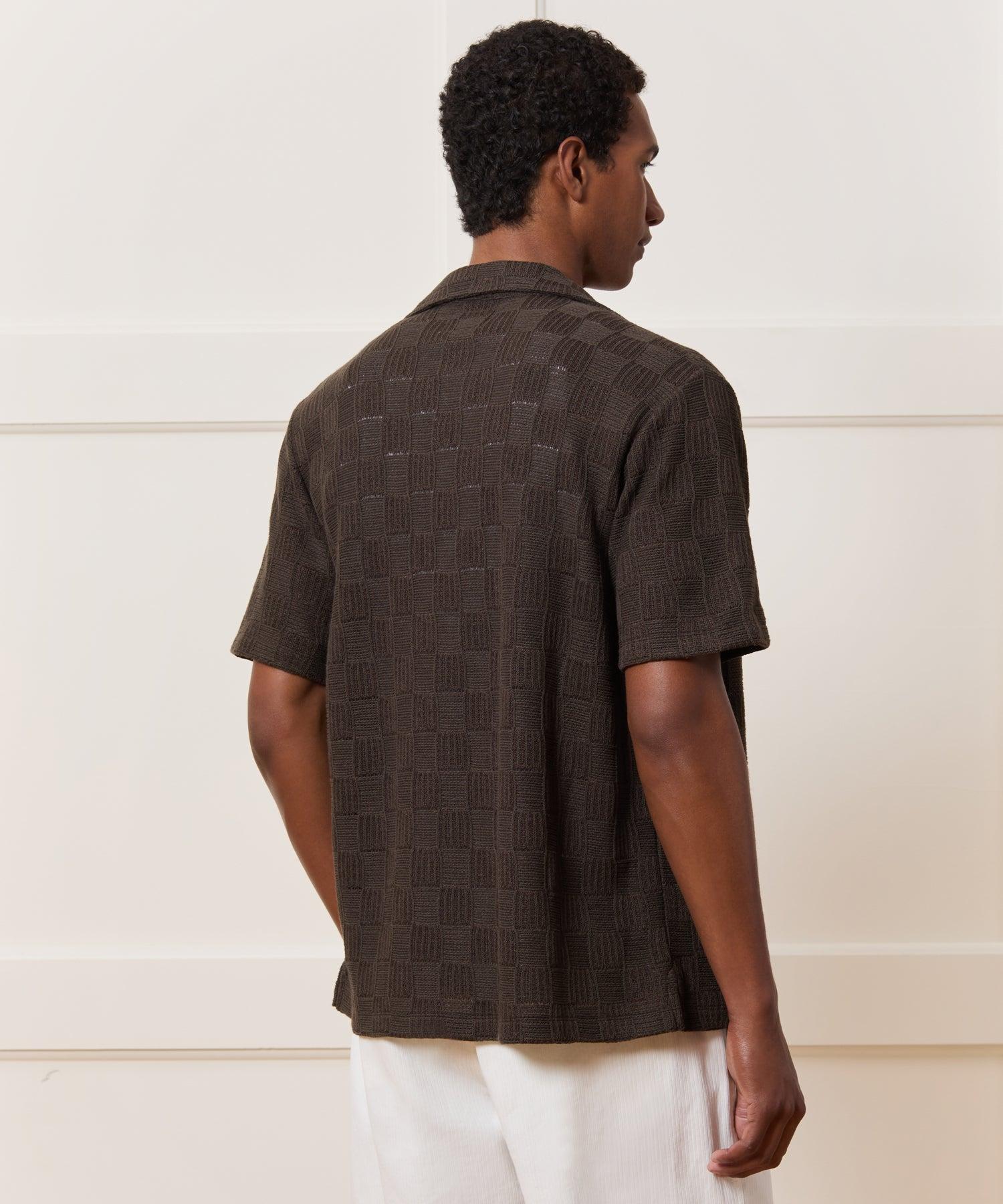 Relaxed Open-Knit Cabana Polo Product Image
