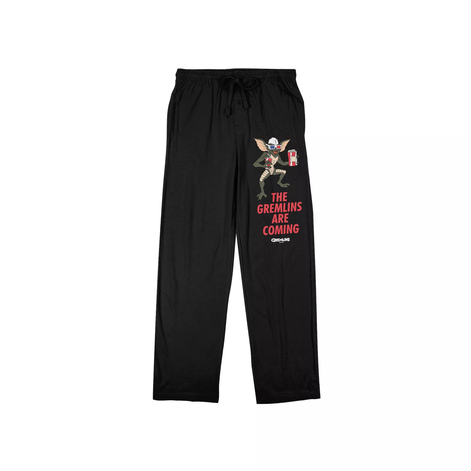 Men's Gremlins Sleep Pants, Size: XXL, Black Product Image