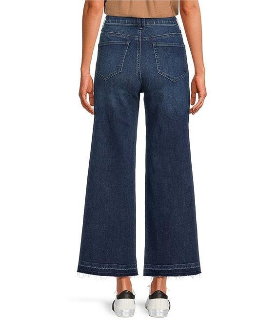 Gibson & Latimer Perfect Fit Palazzo Twill Denim Ankle Jeans Product Image