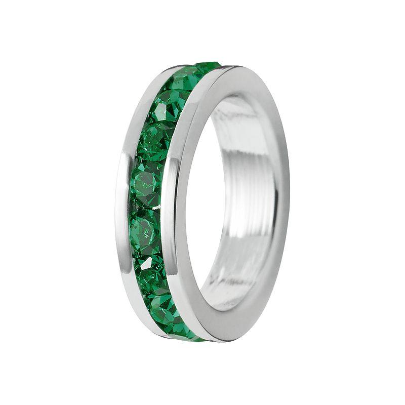 Traditions Jewelry Company Sterling Silver Crystal Birthstone Rondelle Charm, Women's, November Product Image