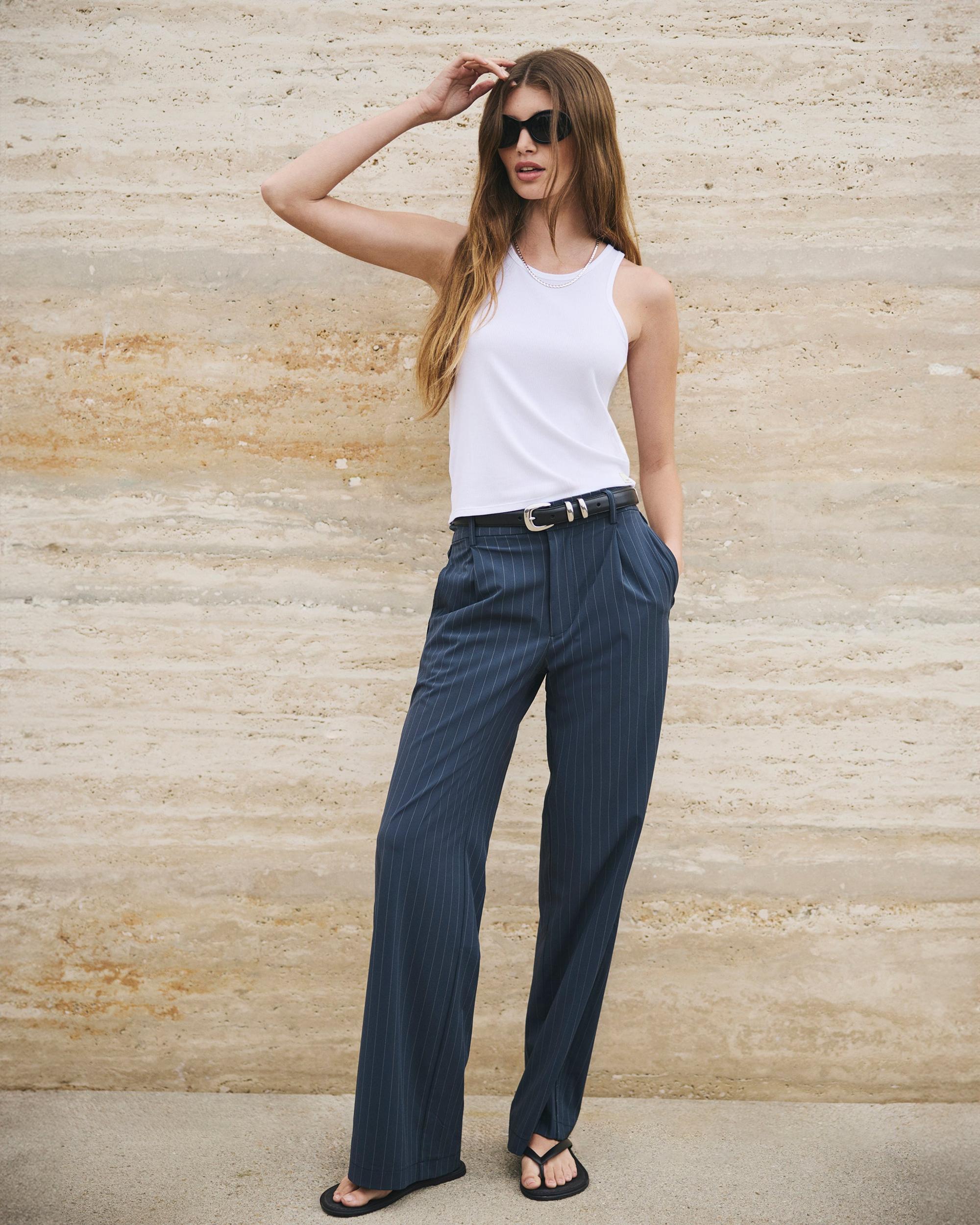 Villa Pinstripe Trouser Pant Product Image