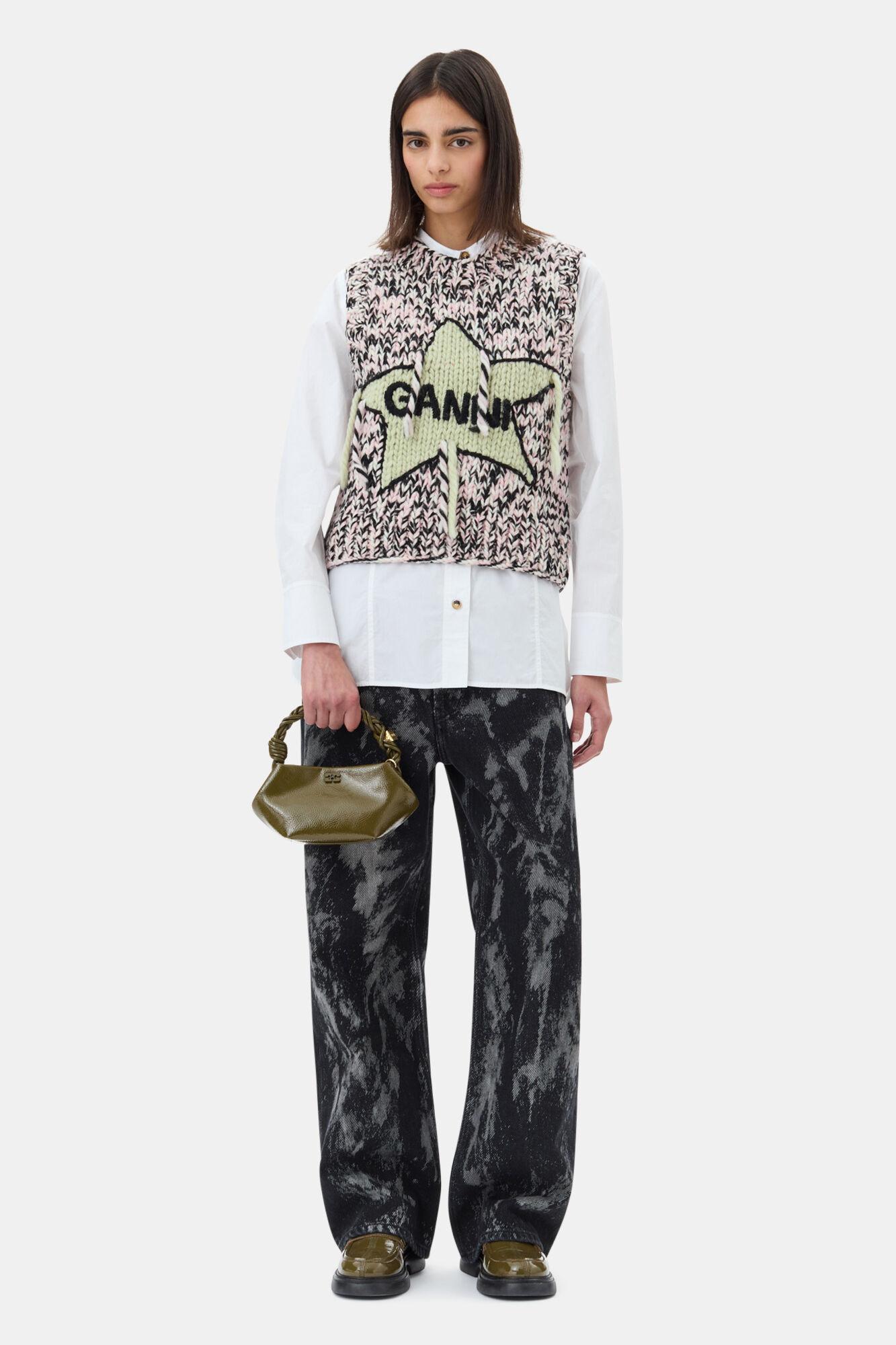 Olive Green Mini GANNI Bou Bag Product Image