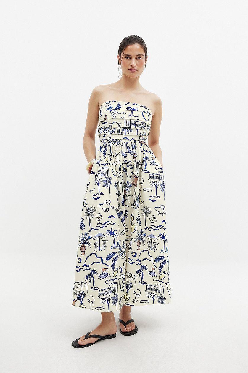 Bandeau Tie Back Dress Product Image