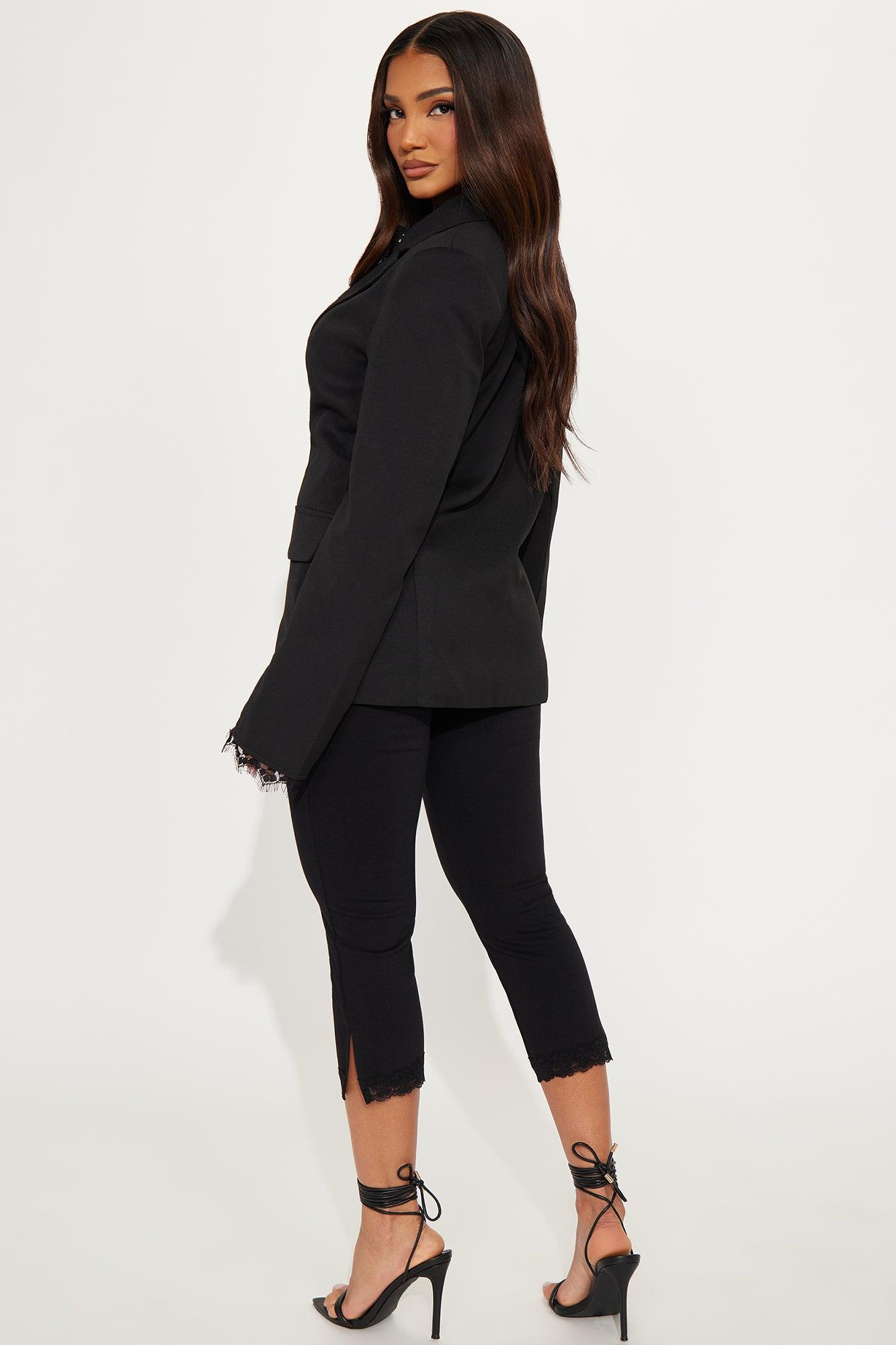 Just A Peak Blazer - Black Product Image