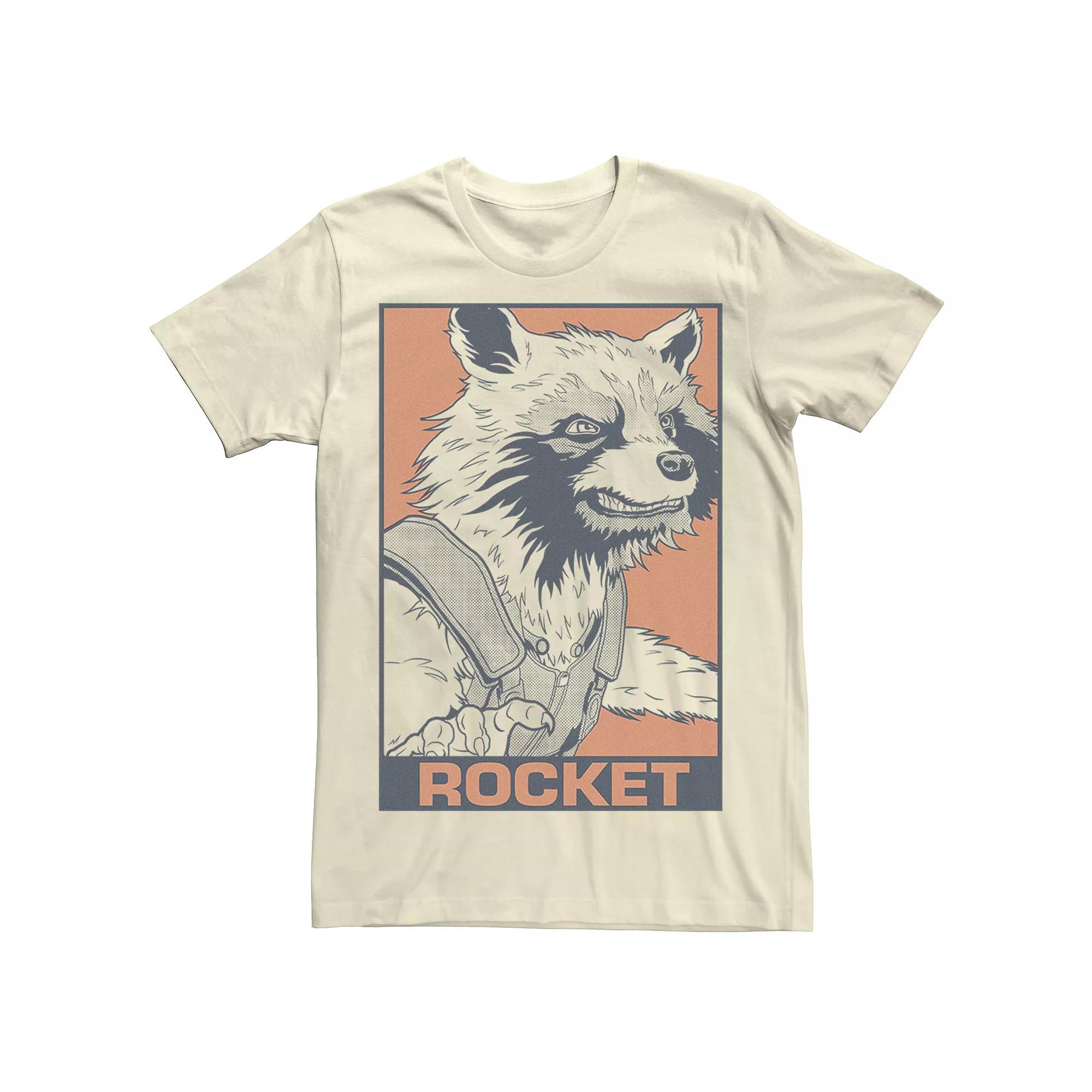 Men's Marvel Avengers Endgame Rocket Pop Art Graphic Tee,  Product Image