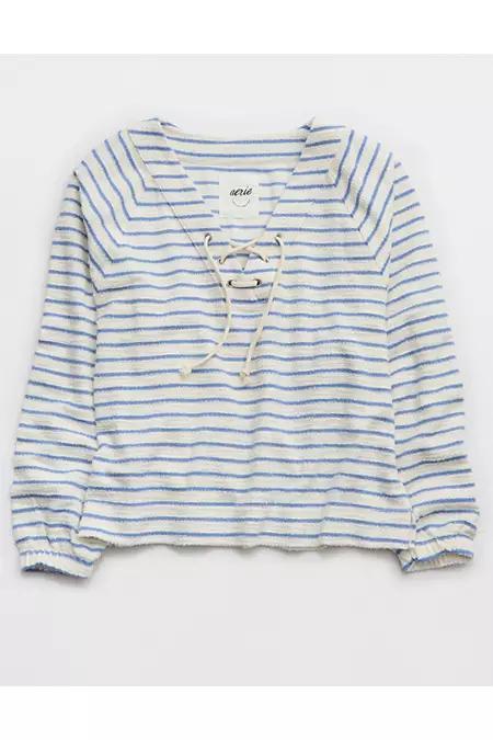 Aerie Lace Up Sweatshirt Women's Product Image