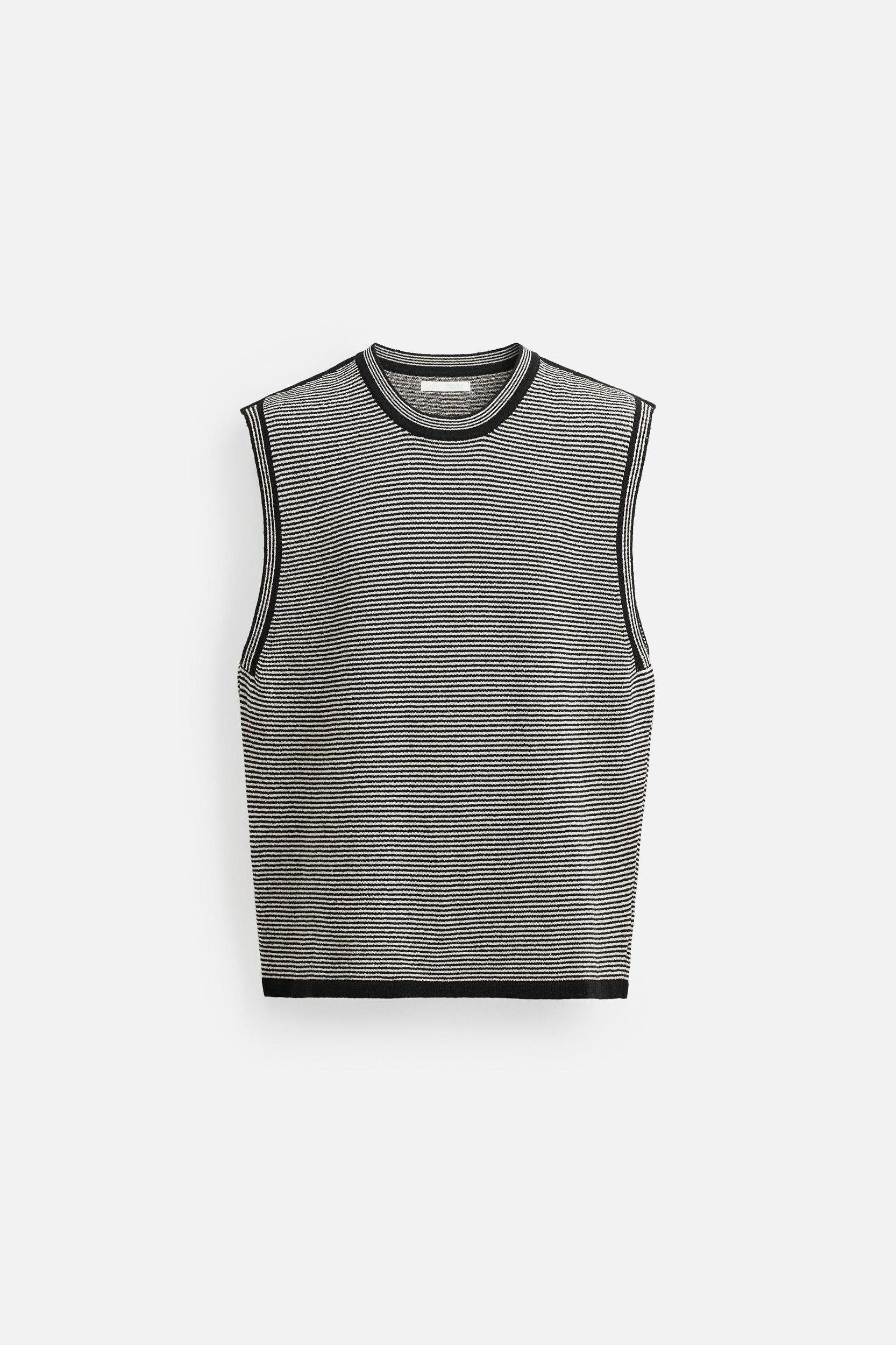 RELAXED FIT KNIT TANK TOP Product Image