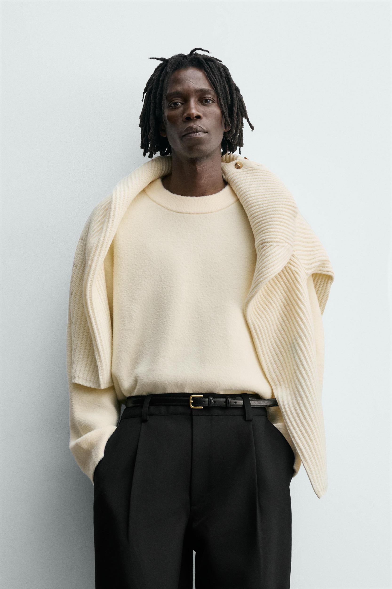 RELAXED FIT TEXTURED JUMPER Product Image