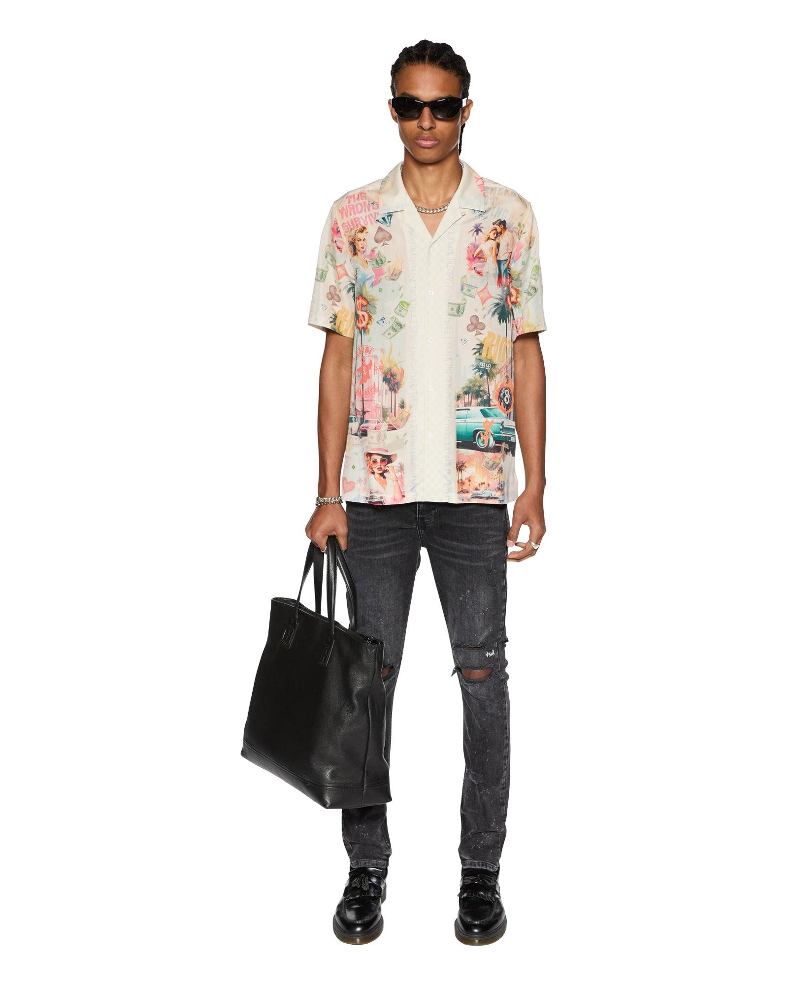 WORLD ORDER RESORT SS SHIRT MULTI Male Product Image